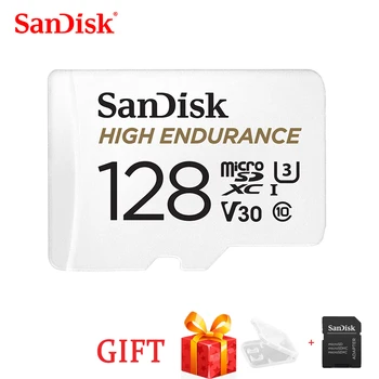 SanDisk100% גופני גבוה ניטור וידאו 32GB 64GB 128GB 256GB MicroSD tf כרטיס SDHC/SDXC Class10 כרטיס TF לניטור וידאו