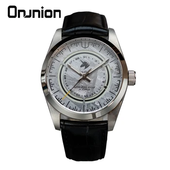 Omnion המטאוריט חיוג יוקרתי עמיד למים בסגנון וינטג לצפות PT5000/SW200 ספורט מכאניים שעונים רלו גבר