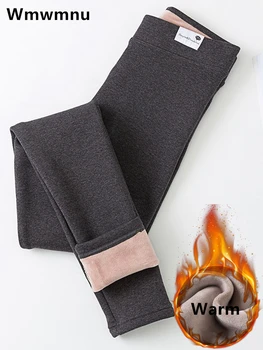 קרסול-אורך החורף נשים חם חותלות סלים קטיפה מרופדת Leggins מכנסיים עיפרון מכנסיים קטיפה לעבות גבוהה המותניים Legginsy Broek