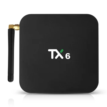TX6 תיבת הטלוויזיה אנדרואיד 9.0 Allwinner H6 4GB 32GB/ 2.4 G 5G WiFi Bluetooth 4.1 תמיכה 4K H. 265 HDMI/USB2.0/TF אופציונלי G10 אוויר עכבר