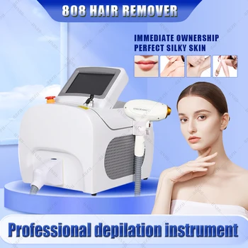 משלוח חינם 2500W הטוב ביותר 808nm דיודת לייזר מכונה להסרת שיער & התחדשות העור/מארז 808nm מכונה להסרת שיער