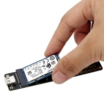 מ. 2NGFF מצב מוצק דיסק SSD למתאם USB 10 Gbps, מהירות מ. 2 USB3.1 ממיר הקורא JMS580 צ ' יפ 2230/2242/2260/2280 SSD
