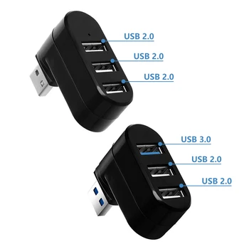 USB 3.0 HUB מתאם USB HUB 2.0 Extender 3 יציאות רכזת USB העברת נתונים במהירות גבוהה ספליטר תחנת עגינה למחשב אביזרים