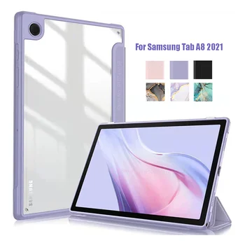 עבור Samsung Galaxy Tab A8 10.5 אינץ 2021 מקרה פנדה פו עמוד לכסות SM-x 200, x קאפה Protetora לוח Coque