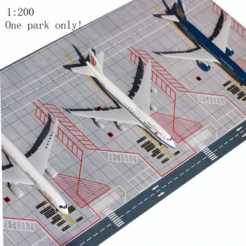 1/200 התעופה מטוסי הנוסעים דוגמנית מסלול PVC חומר חניה סינר כרית על מטוס המטוס מטוסי מודל זירת המדיה