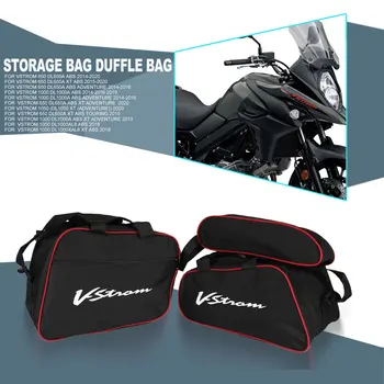עבור סוזוקי Vstrom 650 DL650A ABS 2014 -2019 2018 2017 2016 אופנוע מטען תיק אוכף שקיות אחסון צד אחסון מזוודות תיקים 