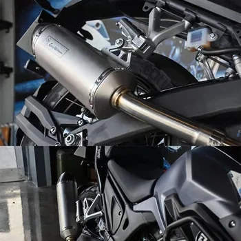 על Excelle 500X טורבו הפליטה למטה צינור Moto עם משתיק-קול פליטה Excelle X 500 X 500