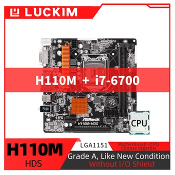 שופץ H110M-HD לוח האם LGA1151 i7-6700 להגדיר ערכת עם מעבד