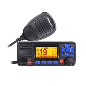 ווקי טוקי RS-509MG מובנה GPS מיקום VHF הימי המשדר IPX7 עמיד למים 25W ימי רדיו DSC