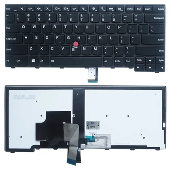 חדש לנו מקלדת עם תאורה אחורית עבור Lenovo ThinkPad T431S T440 L440 L450 L460 L470 T440P T440S T450 T450S E440 E431S T460