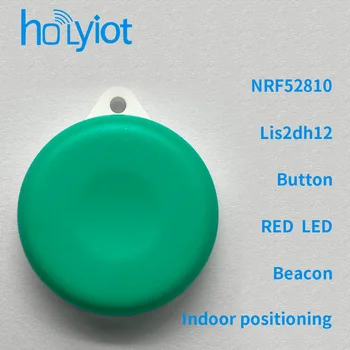 NRF52810 משואת תג עם חיישן תאוצה זוג 5.0 צריכת חשמל נמוכה מודול Bluetooth מקורה מיקום ibeacon