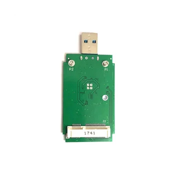 חיצוני מסוג MSATA כדי USB3.0 מתאם כרטיס הזיכרון המוצק מסוג Msata Portable Hard Drive נפרקו ניידים מתאם לוח