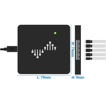 חדשות 16-CH Logic Analyzer 1GHz קצב דגימה USB 3.0 רוחב פס 5Gbps המרבי DSLogic U3Pro16/32