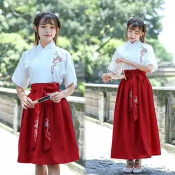 Ru חצאית יומי האן תחפושת תלמידה בכיתה תחפושת העתיקה שונה תלבושות של נשים סינית עתיקה מסורתית קלאסית תחפושת