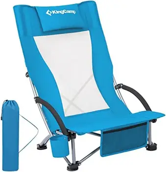 חוף הכסא 2 חבילת מתקפל נייד קל משקל תרמיל גב הכיסא עבור מבוגרים עם מחזיק כוסות כיס לשאת את התיק על קמפינג תחת כיפת השמיים C