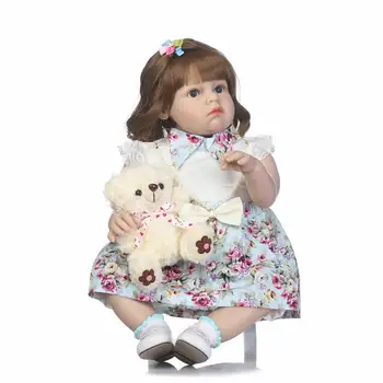 70cm גוף רך מיני סיליקון התינוק בובות ויניל תינוקות ונולד מחדש הבובה בנות בבה 28inches Bonecas לשחק הבית צעצועים צילום אביזרים odel
