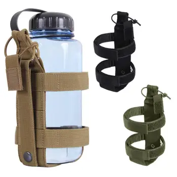 חיצונית מים מחזיק בקבוק נייד מתכוונן קל משקל המים בכוס שקית לקמפינג טיולים טיפוס הרים