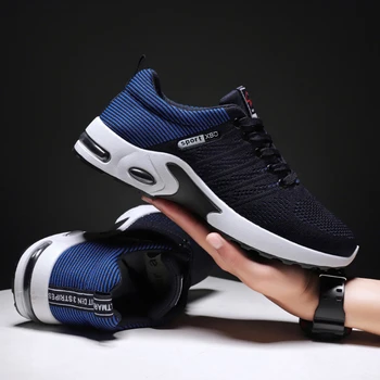 2023 גברים נעלי ריצה לנשימה נעלי גברים כרית גברים נעלי ספורט קל משקל רשת נגד החלקה ללבוש מעצב גברים חדשים נעלי