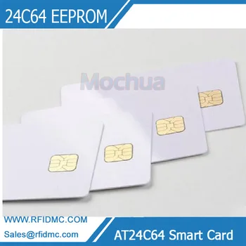 AT24C64 כרטיס חכם מאובטח זיכרון 24C64 EEPROM קשר שבב IC כרטיס ISO7816