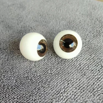 חדש עיני זכוכית כדור עגול מטלטלין זכוכית העיניים בובה אביזרים 18mm העיניים מתנות