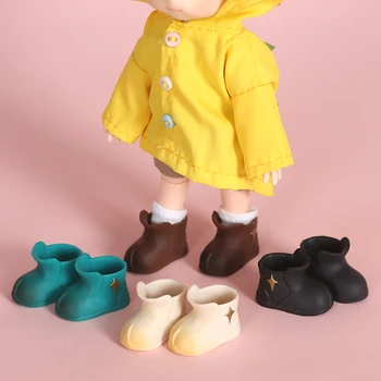 ob11 תינוק נעליים bjd נעלי מגפי גשם חמוד מגפיים מתאים obitsu11,, חיוניות הגוף,DDF ,YMY ob11, 1/12bjd בובה נעלי בובה אביזרים