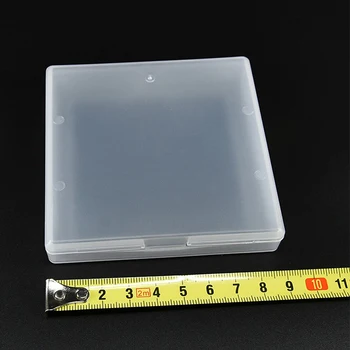 חבילת בקופסת פלסטיק אביזר כלי לדפוק מדגם שקוף מרובע אחסון חלבית 90-90-17