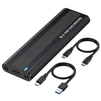 M2 SSD המתחם NVME Portocol RTL9210B USB3.סוג 1-C 10 כונן קשיח מקרה - Box