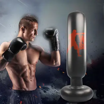 MMA מקורה כושר אגרוף אימון מתח לחץ הקלה מבנה הגוף מתנפח טמבלר שק החבטות Sandbag