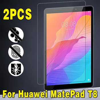 2Pcs זכוכית מחוסמת עבור Huawei MatePad T8 9H Anti-Scratch ואנטי-טביעת אצבע מלא הסרטים לוח כיסוי מגן מסך