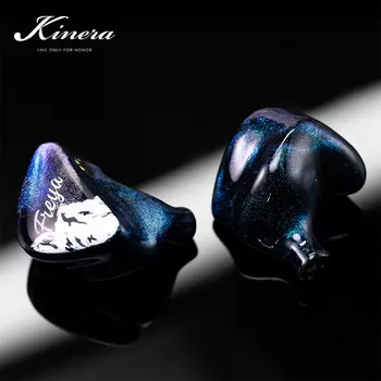 KINERA פריה HIFI קווי הכי טוב באוזן IEMs אוזניות 3BA+1DD היברידית הנהג צג עם 3.5 mm תקע 0.78 מ 