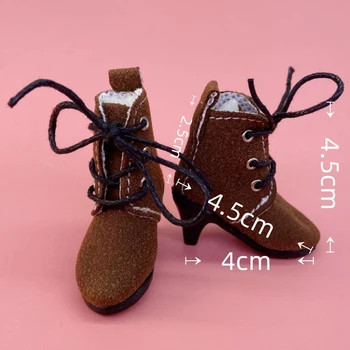 טילדה מגפי עקב גבוהים עבור בובות BJD נעליים 1/6 רטרו עם עקבים גבוהים כדור משותפת הגוף בובות בובות Accessorries על YOSD בובת צעצוע