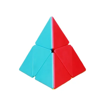 [Picube] QiYi 2x2 הפירמידה הקוביה stickerless קסם קוביות מקצועי 2x2x2 מהירות פאזל קוביות צעצועים חינוכיים לילדים