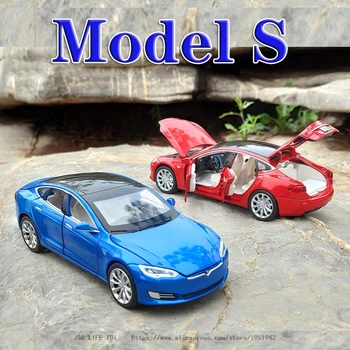חדש 1:32 טסלה מודל S סגסוגת דגם המכונית Diecasts & כלי רכב צעצוע, מכוניות צעצוע משלוח חינם ילד צעצועים לילדים מתנות נער השעשועים.