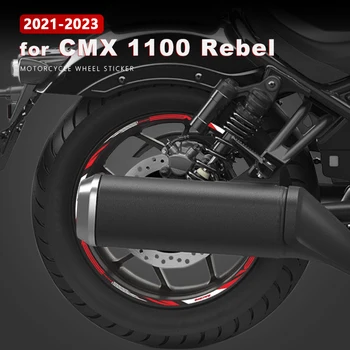 אופנוע גלגל מדבקה עמיד למים רים המדבקה CMX1100 המורדים אביזרי הונדה CMX 1100 T המורדים Rebel1100 2021 2022 2023