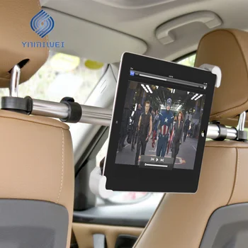 מחזיק עבור Tablet PC Auto הרכב מושב אחורי משענת ראש הרכבה מחזיק טאבלט אוניברסלית 7-15