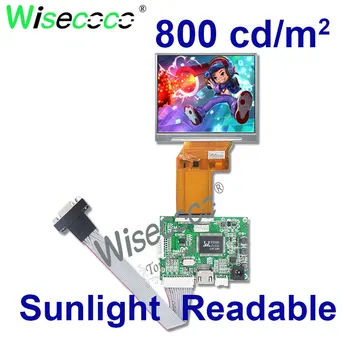 Sunglight קריא תצוגה 3.5 אינץ 640x480 800 כינים בהיקות גבוהה מסך 4:3 תצוגה LCD