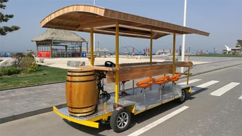 2023 חשמלית חדשה סיור רכב אספנות וינטאג אוטובוס בירה אופניים Prezzi בר נייד
