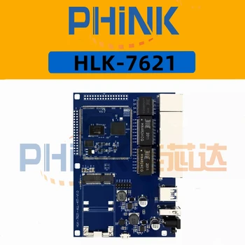 HLK-7621 ערכת מוטבע חכם Gigabit Ethernet אלחוטי שער מודול ביצועים גבוהים ליבה כפולה פיתוח המנהלים.